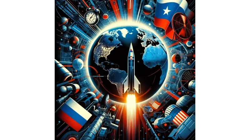 שקפת את המתיחות והדרמה של האיום החדש שנטען כי רוסיה מתכוונת להציב נשק גרעיני בחלל